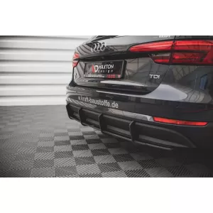 Maxton Design Street Pro Typ Anbauteil geeignet für Diffusor für Audi A4 B9 Limousine, Kombi 2015-2019, schwarz lackiert-image-6140136