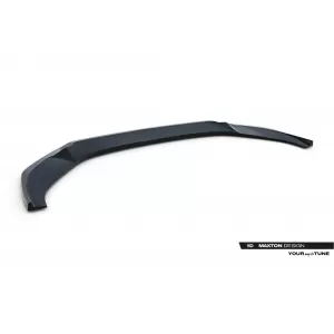 Maxton Design version 1 első spoiler Audi A6 C8 sedan, Avant 2019-től, S6, S-Line lökháróhoz, fekete lakk-image-6140175