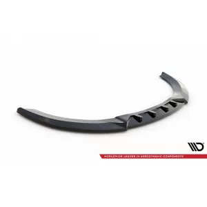 Maxton Design version 2 spoiler suitable for front bumper of Audi A7 C7 2010-2014, black lacquer