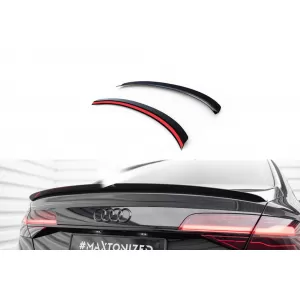 Maxton Design spoiler suitable for Audi A8 D4 trunk 2009-2017, black lacquer
