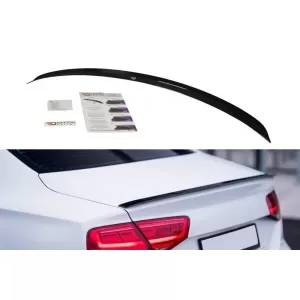 Maxton Design spoiler suitable for Audi A8 D4 trunk 2009-2017, black lacquer