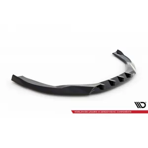 Maxton Design spoiler suitable for front bumper of Audi A8 D4 2013-2017, black lacquer