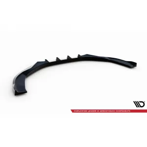 Maxton Design spoiler suitable for front bumper of Audi A8 D4 2013-2017, black lacquer