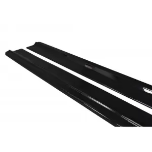Maxton Design additives suitable for Audi A8 D4 2009-2013, black lacquer
