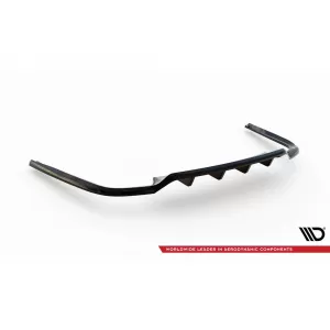 Maxton Design spoiler suitable for rear bumper of Audi A8 D5 2017-2021, black lacquer