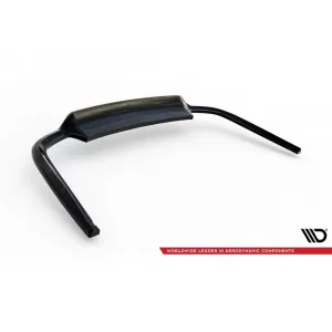 Maxton Design spoiler suitable for rear bumper of Audi A8 D5 2017-2021, black lacquer