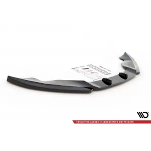 Maxton Design spoiler suitable for front S-Line bumper of Audi Q7 2005-2009, black lacquer
