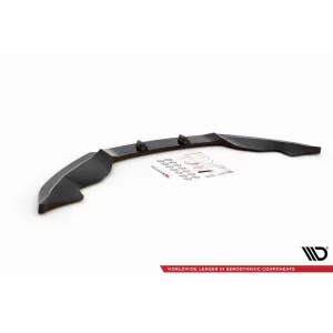 Maxton Design spoiler suitable for front S-Line bumper of Audi Q7 2005-2009, black lacquer