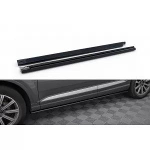 Maxton Design additives suitable for Audi Q7 2015-2019, black lacquer