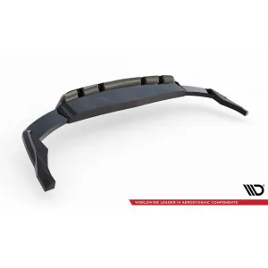 Maxton Design spoiler suitable for rear S-Line bumper on Audi SQ8, Q8 after 2023, black lacquer