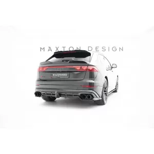 Maxton Design Version 2 Spoiler geeignet für Heckstoßstange des Audi SQ8, Q8 S-Line nach 2023, schwarz lackiert-image-6140328