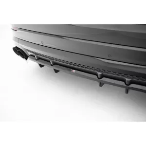 Maxton Design Version 2 Spoiler geeignet für Heckstoßstange des Audi SQ8, Q8 S-Line nach 2023, schwarz lackiert-image-6140332