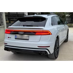 Dachspoiler geeignet für Maxton Design Version 1 Typ S-Line für Audi Q8 nach 2018, SQ8 nach 2019, schwarz lackiert-image-6140359