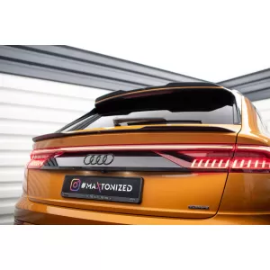 Spoiler geeignet für Maxton Design Version 2 Typ S-Line auf Audi Q8 S-Line nach 2018, SQ8 nach 2019, schwarz lackiert-image-6140365
