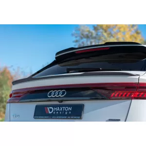 Spoiler geeignet für Maxton Design Version 2 Typ S-Line auf Audi Q8 S-Line nach 2018, SQ8 nach 2019, schwarz lackiert-image-6140367