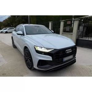 Maxton Design Version 1 Spoiler geeignet für die Front-S-Line-Stoßstange des Audi Q8, SQ8 nach 2018, schwarz lackiert-image-6140406