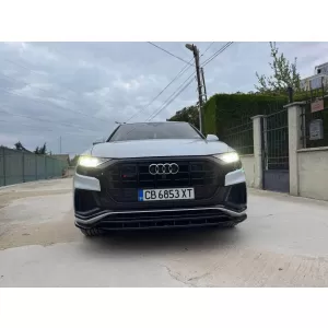Maxton Design Version 1 Spoiler geeignet für die Front-S-Line-Stoßstange des Audi Q8, SQ8 nach 2018, schwarz lackiert-image-6140407