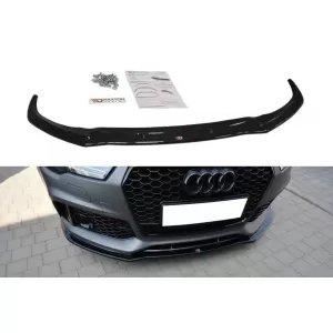 image-43-Maxton Design version 1 első spoiler RS7 lökhárítóhoz Audi A7 C7 2014-2017, karbon színű