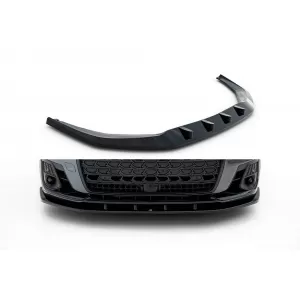 Maxton Design spoiler suitable for front bumper of Audi S8, A8 S-Line D5 after 2021, black lacquer