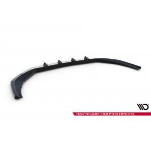Maxton Design spoiler suitable for front bumper of Audi S8, A8 S-Line D5 after 2021, black lacquer
