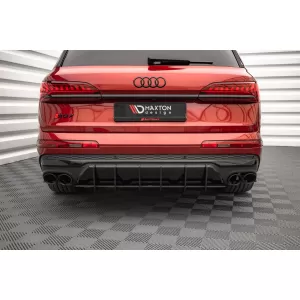 Maxton Design Street Pro Typ Anbauteil geeignet für Diffusor für Audi Q7 S-Line, SQ7 nach 2019, matt schwarz-image-6140557