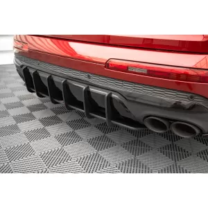Maxton Design Street Pro Typ Anbauteil geeignet für Diffusor für Audi Q7 S-Line, SQ7 nach 2019, matt schwarz-image-6140558