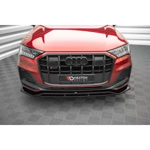 Maxton Design Spoiler geeignet für die vordere S-Line Stoßstange am Audi Q7 S-Line, SQ7 nach 2019, schwarz lackiert-image-6140575