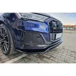 Maxton Design Spoiler geeignet für die vordere S-Line Stoßstange am Audi Q7 S-Line, SQ7 nach 2019, schwarz lackiert-image-6140578