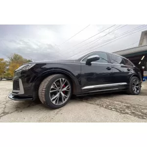 Maxton Design Spoiler geeignet für die vordere S-Line Stoßstange am Audi Q7 S-Line, SQ7 nach 2019, schwarz lackiert-image-6140584