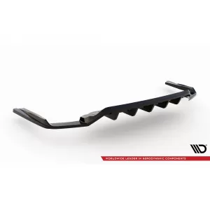 Maxton Design spoiler suitable for rear bumper of Audi SQ7 2019-2023, black lacquer