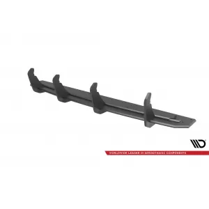 Maxton Design diffuser extension suitable for Audi SQ8 2019+, matte black