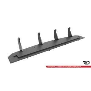 Maxton Design diffuser extension suitable for Audi SQ8 2019+, matte black
