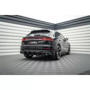Maxton Design diffuser extension suitable for Audi SQ8 2019+, matte black