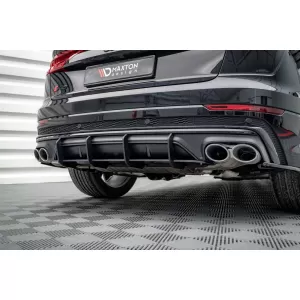 Maxton Design diffuser extension suitable for Audi SQ8 2019+, matte black