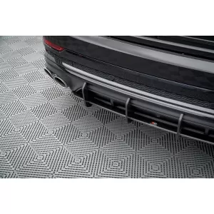 Maxton Design diffuser extension suitable for Audi SQ8 2019+, matte black
