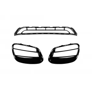 Pack de tuning type B design adapté pour Mercedes Classe S W222 2017-2020, sans jupes latérales-image-6142315