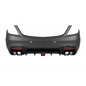 Pack de tuning type B design adapté pour Mercedes Classe S W222 2017-2020, sans jupes latérales-image-6142325