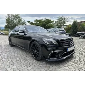 Pack de tuning type B design adapté pour Mercedes Classe S W222 2017-2020, sans jupes latérales-image-6142352