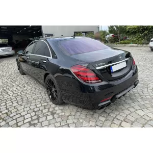 Pack de tuning type B design adapté pour Mercedes Classe S W222 2017-2020, sans jupes latérales-image-6142355