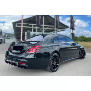 Pack de tuning type B design adapté pour Mercedes Classe S W222 2017-2020, sans jupes latérales-image-6142360