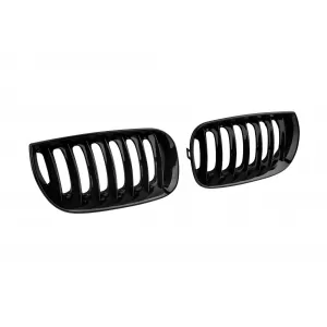 Black kidney grilles suitable for BMW X3 E83 2004-2007