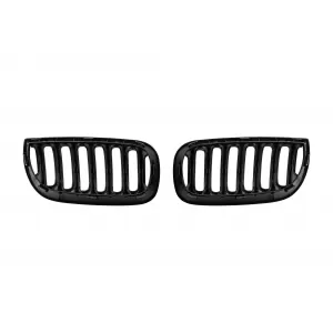 Black kidney grilles suitable for BMW X3 E83 2004-2007