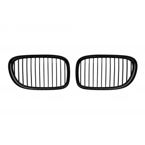 Black kidney grilles suitable for BMW 7 Series F01 short wheelbase, F02 long wheelbase 2008-2015