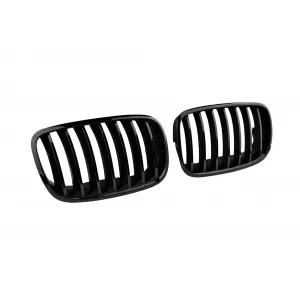 Black kidney grilles suitable for BMW X5 E70 2007-2013, X6 E71 2008-2011