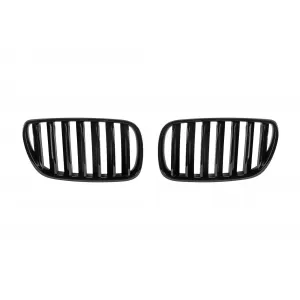 Black kidney grilles suitable for BMW X3 E83 2007-2010