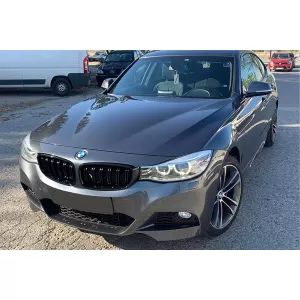 Double slat kidney grilles in black lacquer suitable for BMW 3 Series GT F34 2013-2016