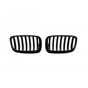 Black kidney grilles suitable for BMW X6 E71 2011-2014