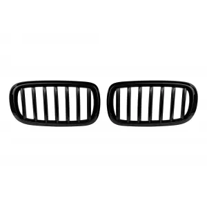 Black kidney grilles suitable for BMW X5 F15 2013-2018, X6 F16 2014-2019