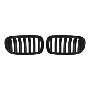 Black kidney grilles suitable for BMW X5 F15 2013-2018, X6 F16 2014-2019