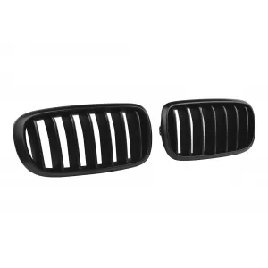 Black matte kidneys suitable for BMW X5 F15 2013-2018, X6 F16 2014-2019